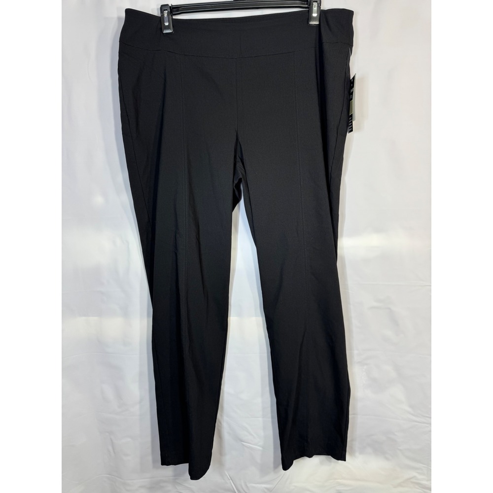 Zac & Rachel Woman Ultimate Fit Black Tummy Control Pull On Pants